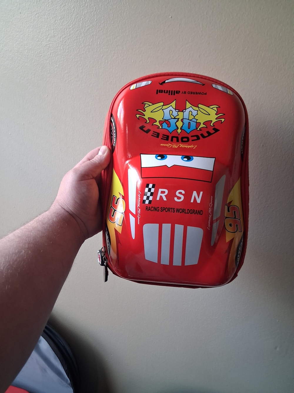 Red Lightning Race Car Pencil Case - Kids Toys